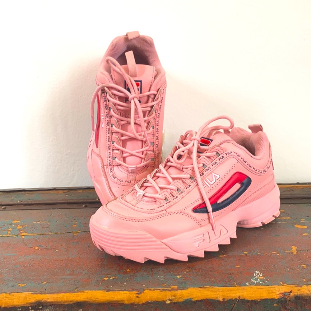 Pink FILA DISRUPTOR 2